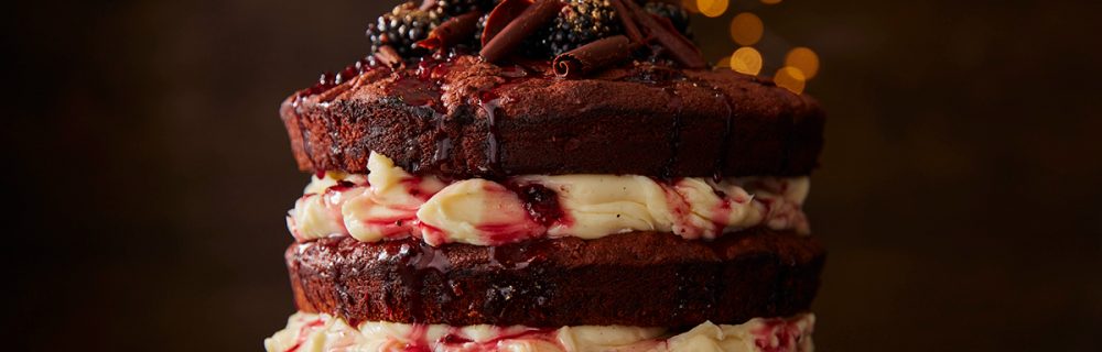 Beetroot and Blackberry Cake