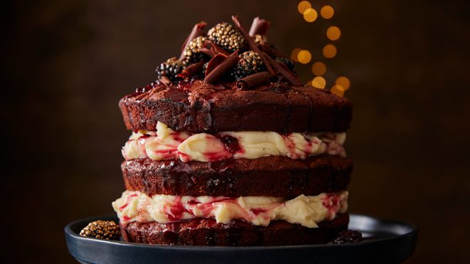 Beetroot and Blackberry Cake