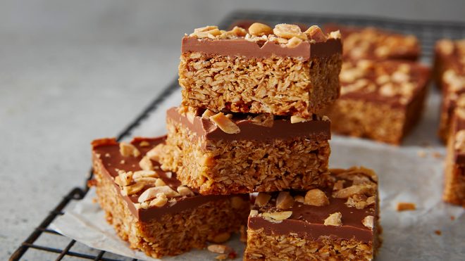 Peanut Butter and Chocolate Flapjack