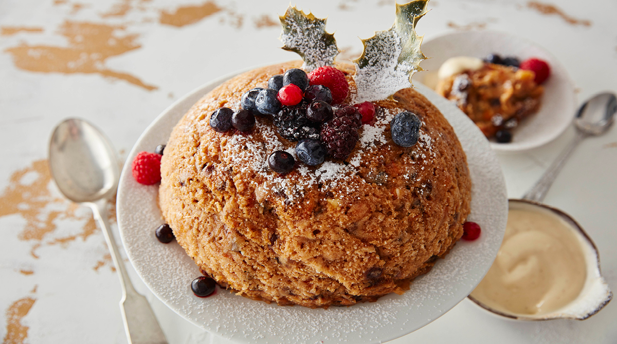 Tom's Mum's Light Christmas Pudding