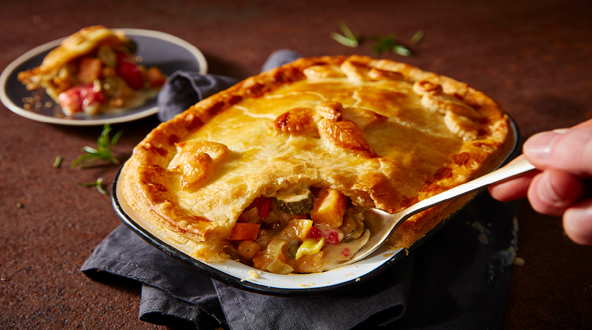 Roasted Veg and Stilton Pie