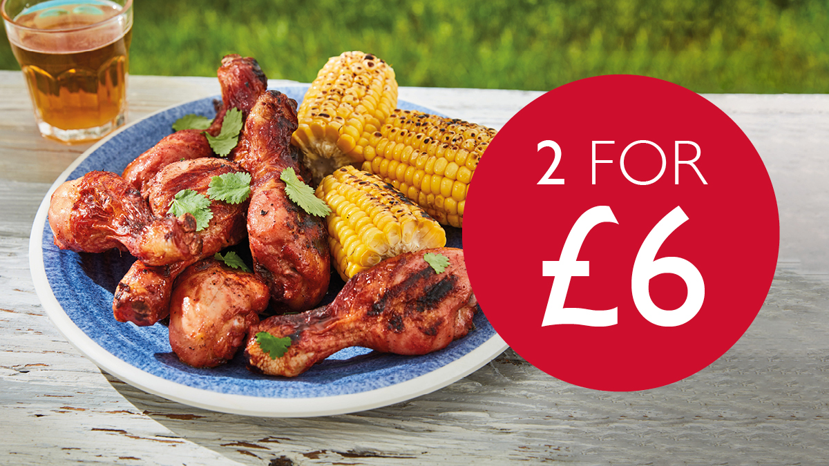 2 for £6 across BBQ