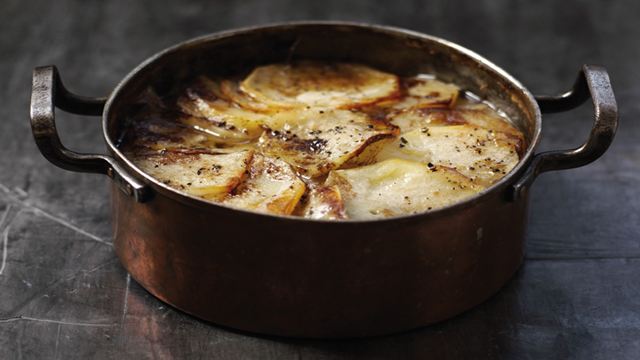 Lamb Hotpot served in a casserole dish