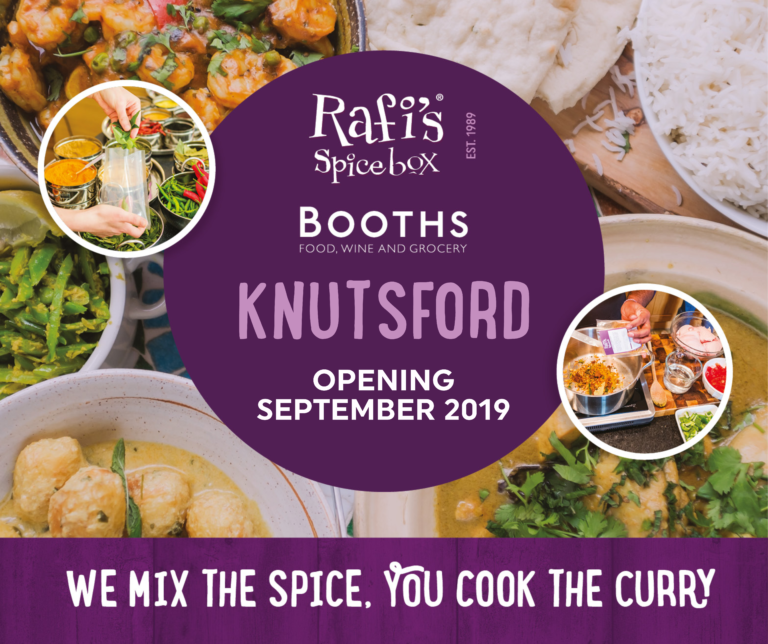 In Store Cooking Demonstration with Rafi's Spicebox Booths