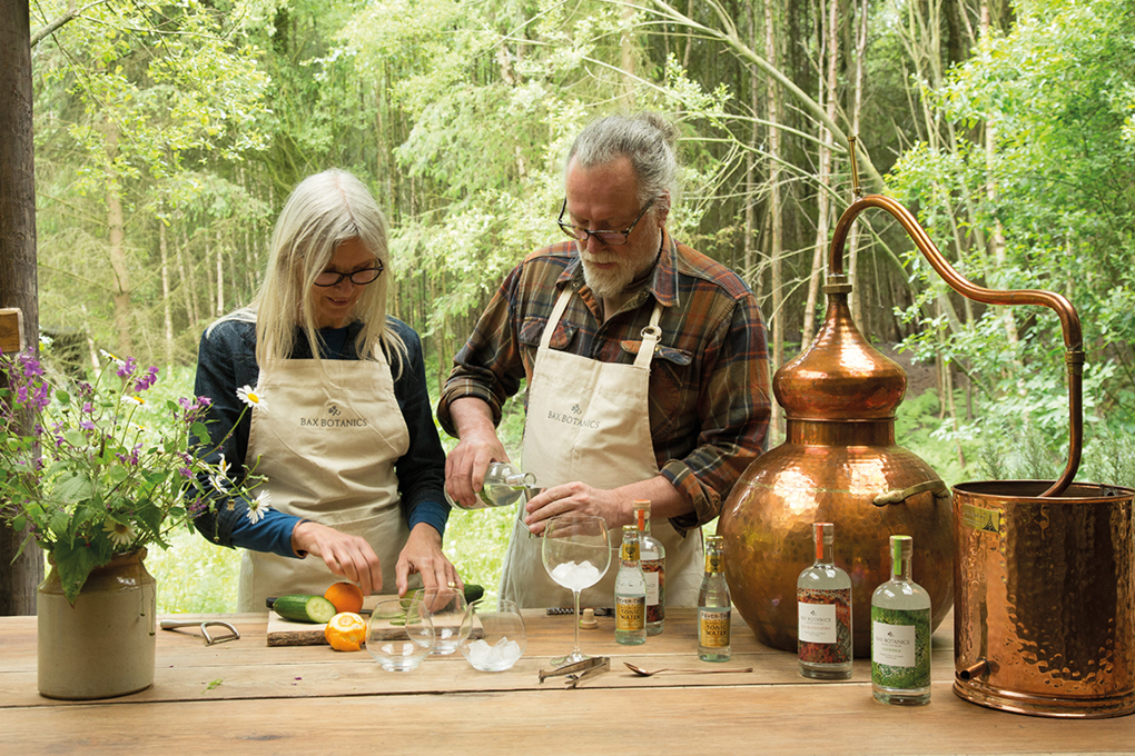 Rose and Chris from Bax Botanics