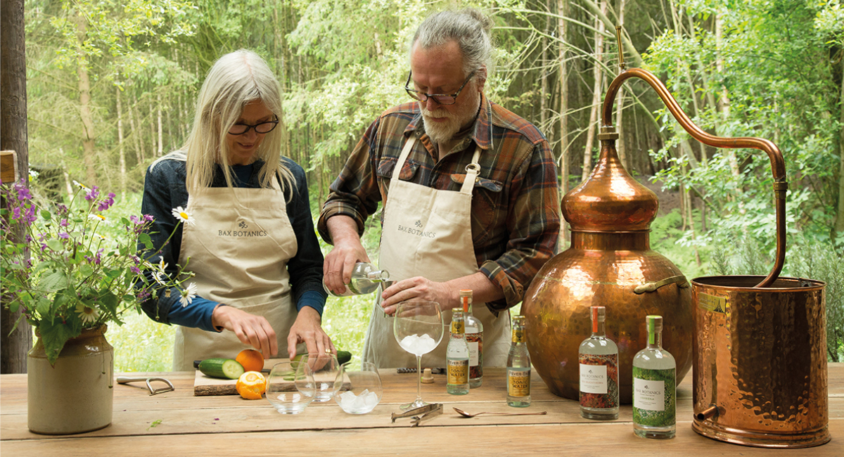 Chris and Rose from Bax Botanics