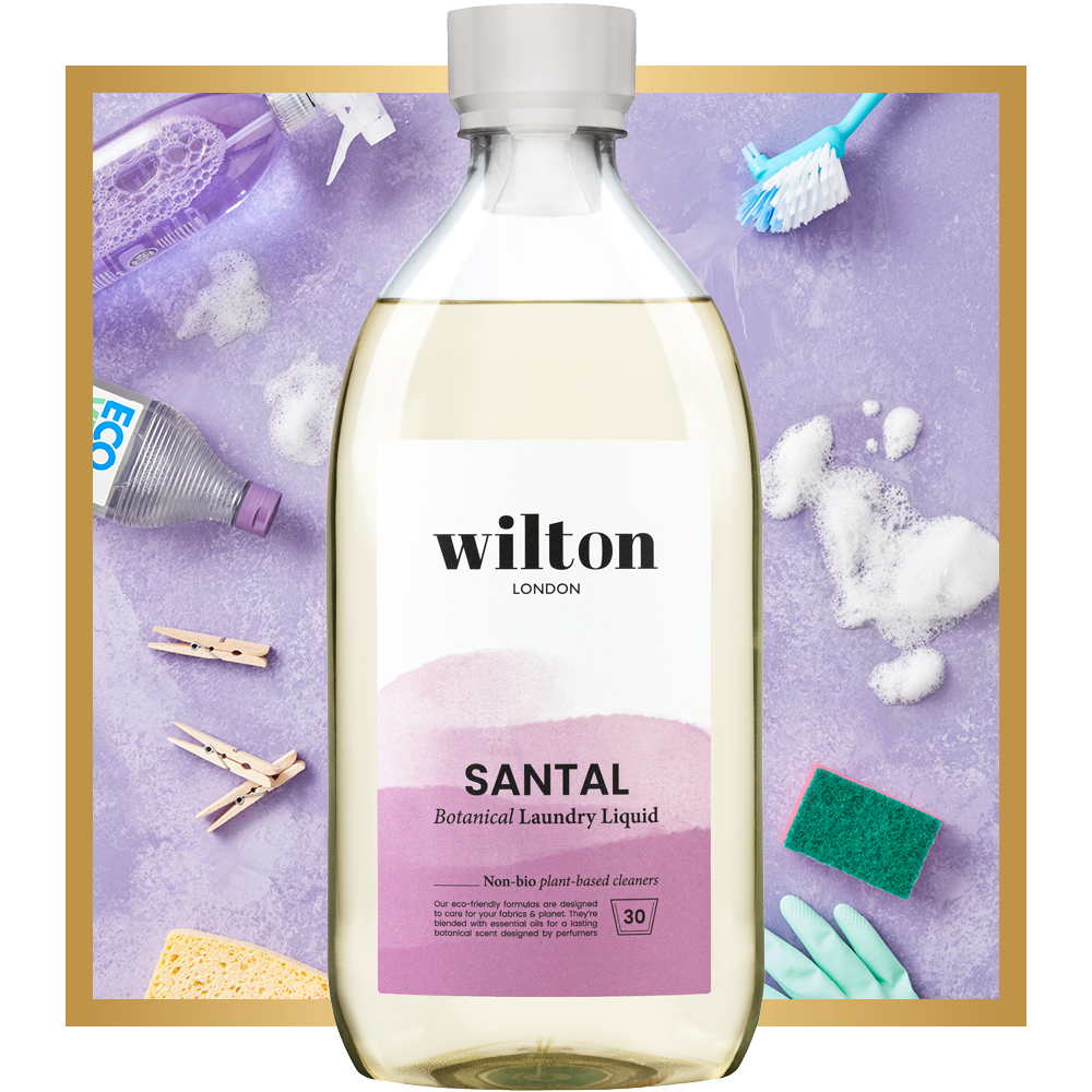 Pack shot of the Wilton Non Bio Santal Liquid