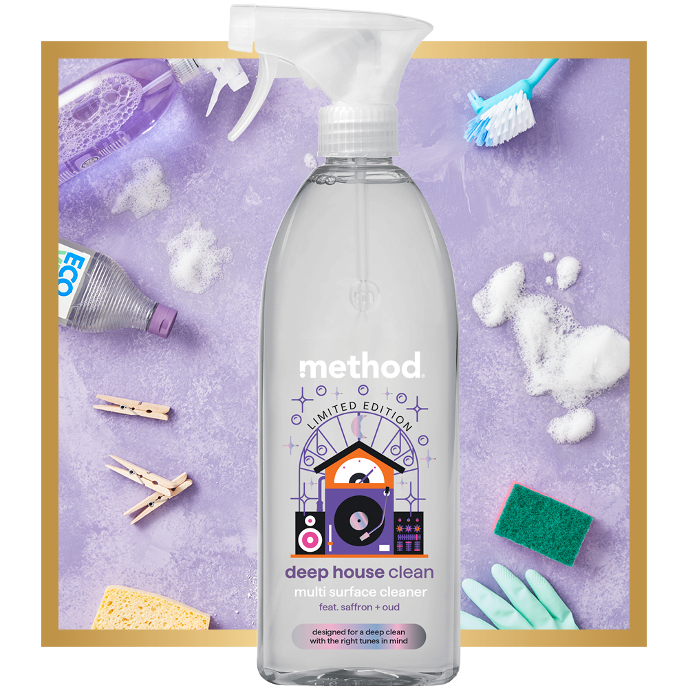 Pack shot of the Method Deephouse Cleaning Spray