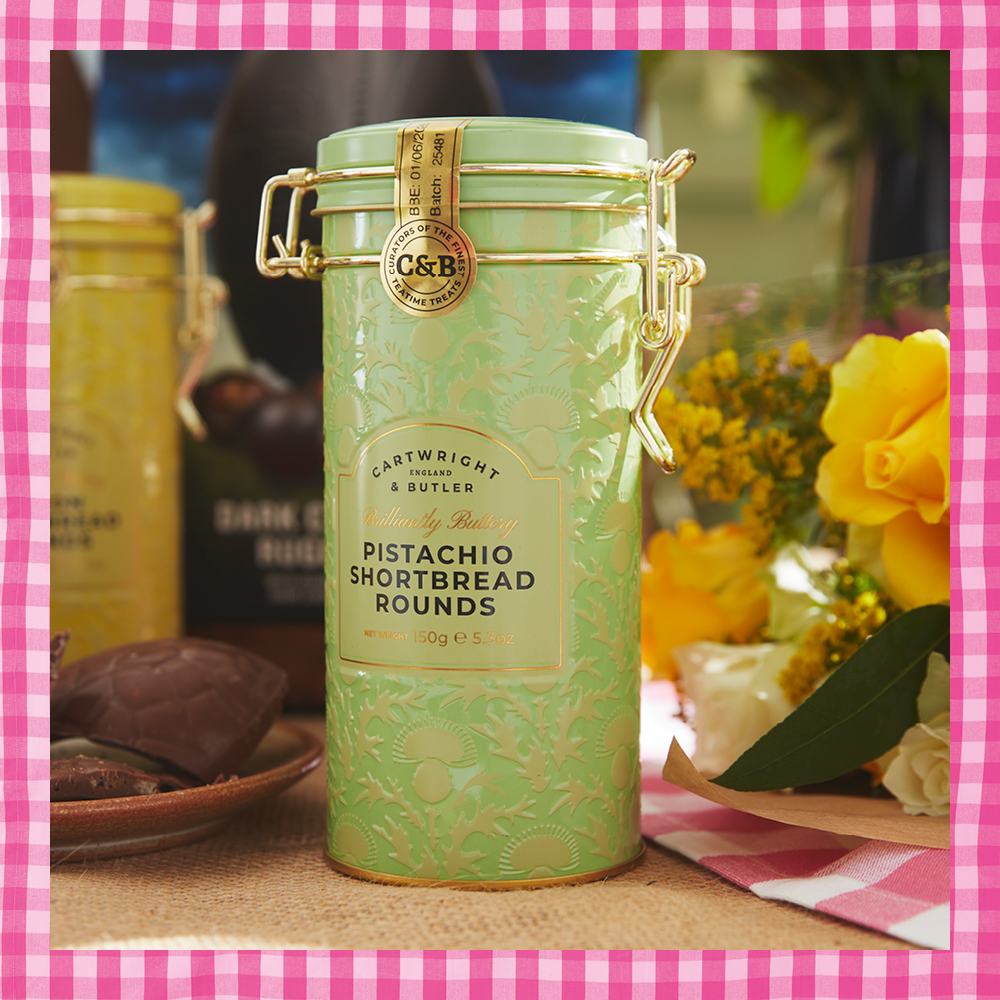 Cartwright & Butler Pistachio Shortbread Tin