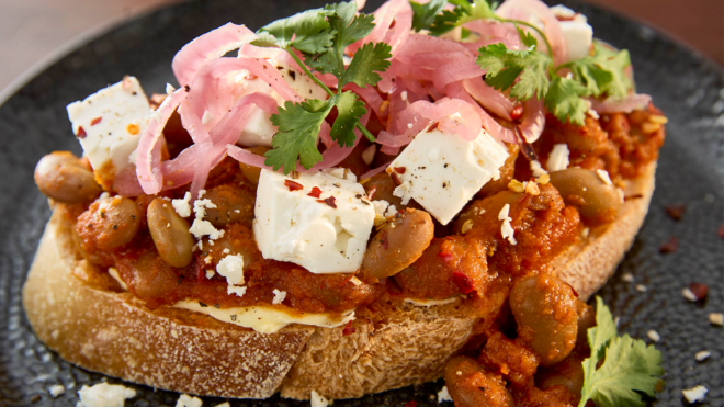 Fancy Beans On Toast