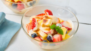 Fruit Zabaglioni served in a bowl