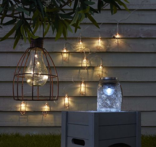 Outdoor lighting products available at Booths