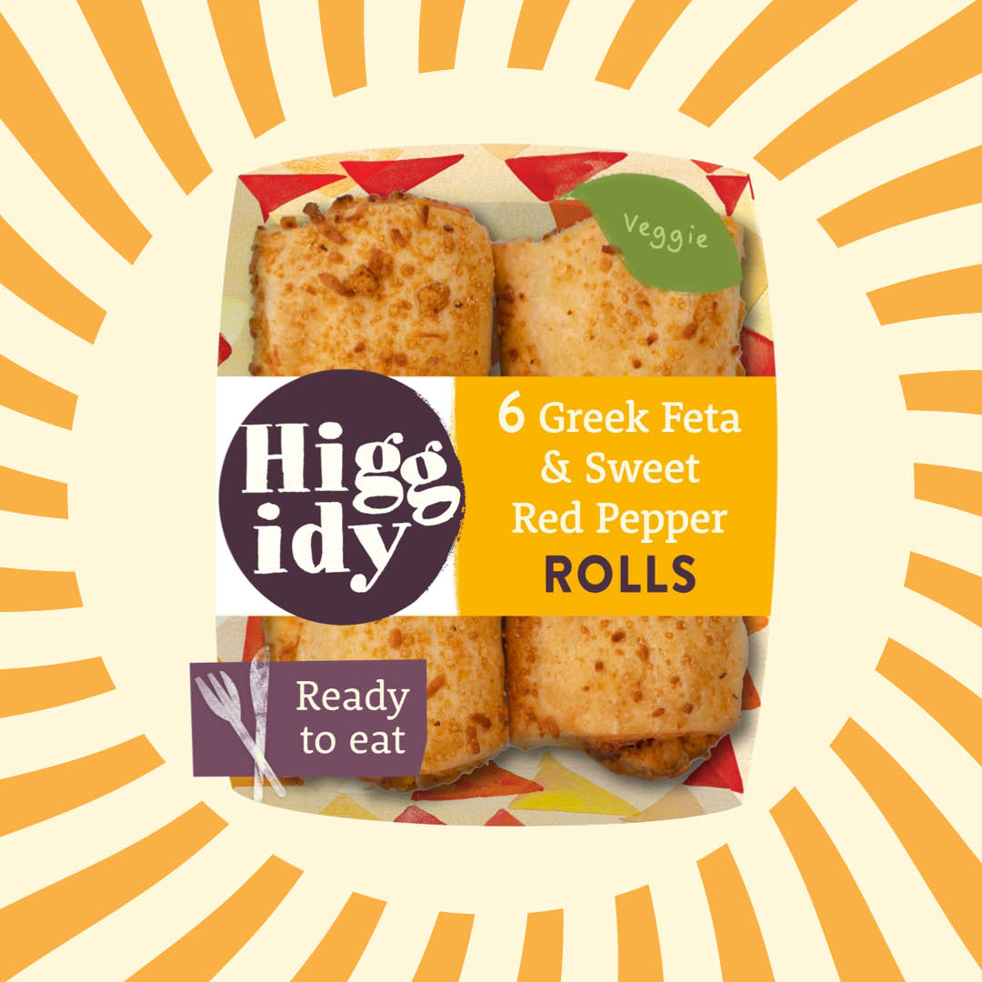Higgidy Greek Feta & Red Pepper Rolls