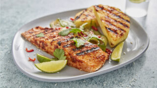 Jerk Salmon & Pineapple