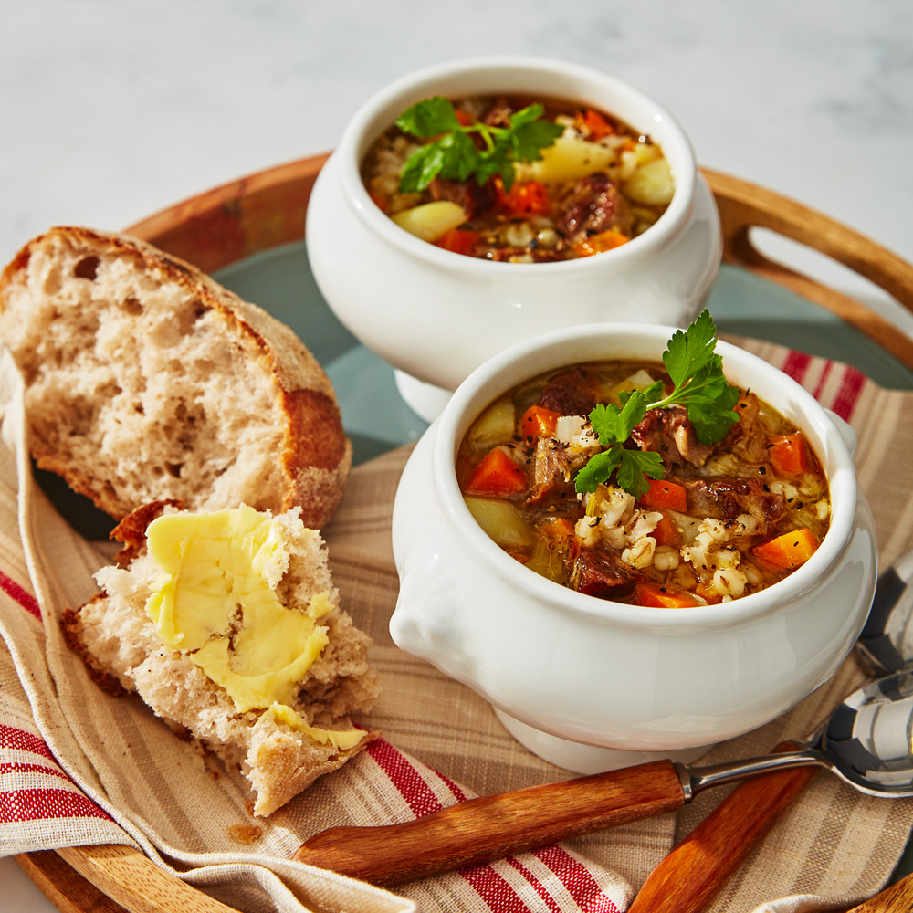Image of Lamb, Ale and Root Vegetable Soup