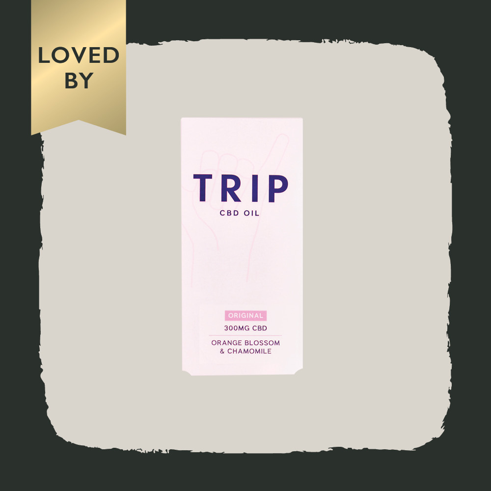 Pack shot of TRIP Orange Blossom & Chamomile CBD Oil