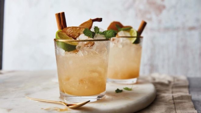 Maple & Pear Mule served in glasses