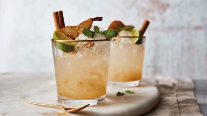 Maple & Pear Mule served in glasses