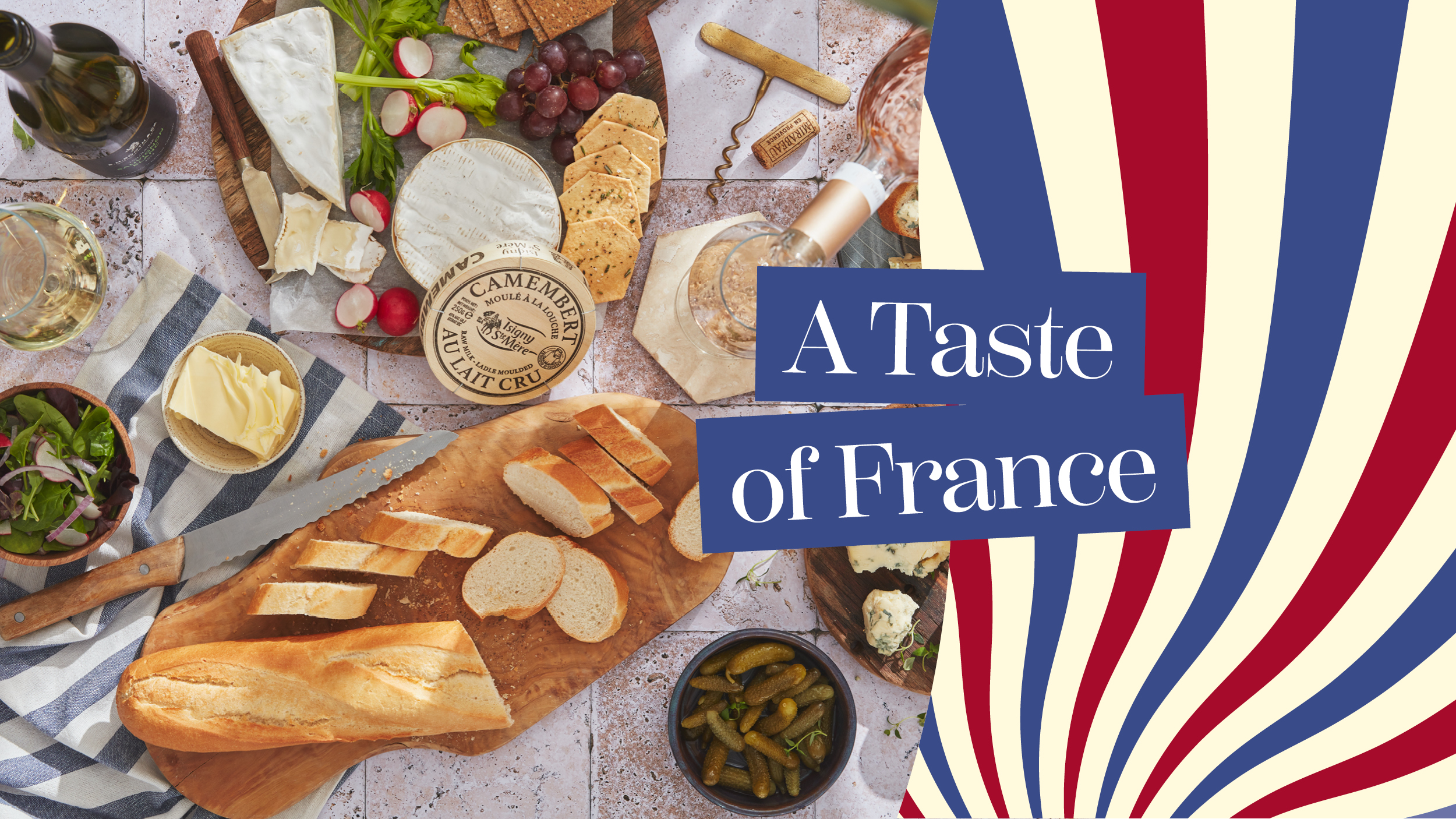 A taste of France banner