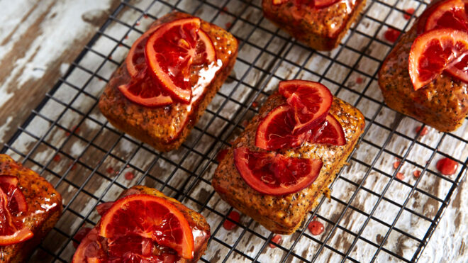 Mini Blood Orange Loaves