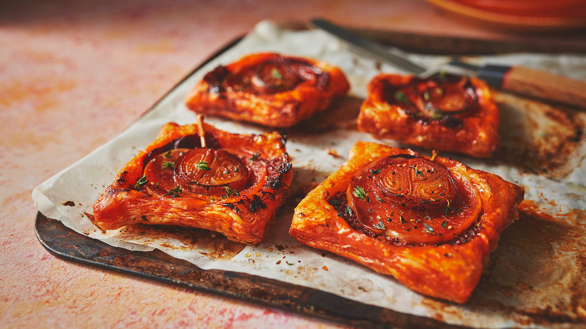 upside down puff pastries