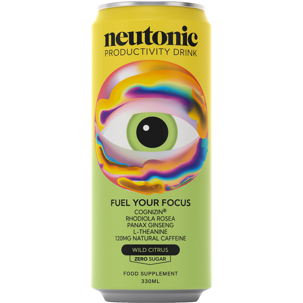 Pack shot of the Neutonic Productivity drink