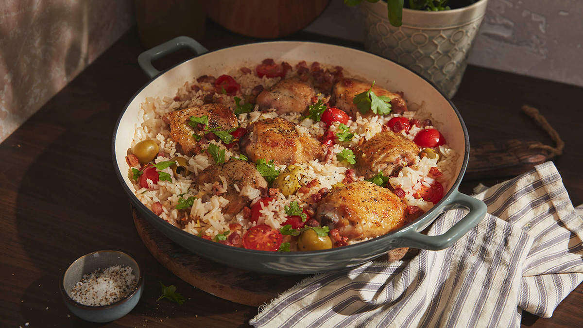 One Pan Mediterranean Chicken