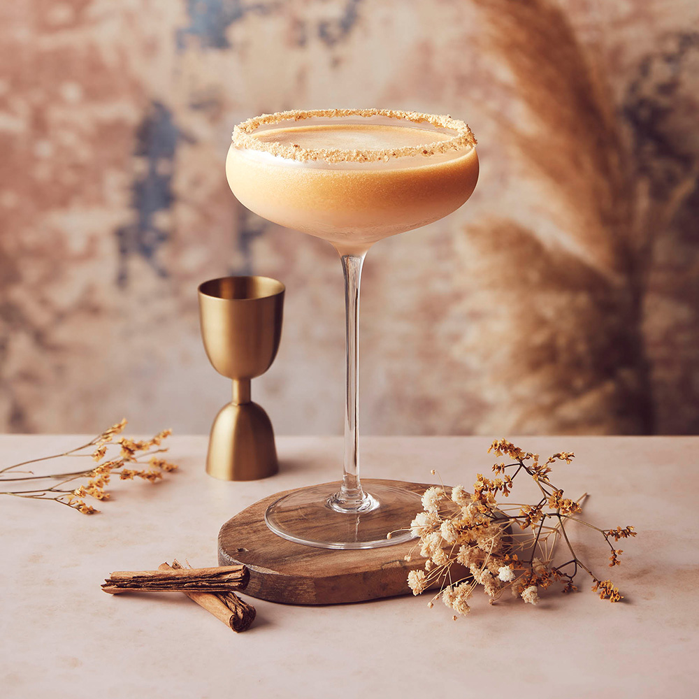 Image of a pumpkin pie martini