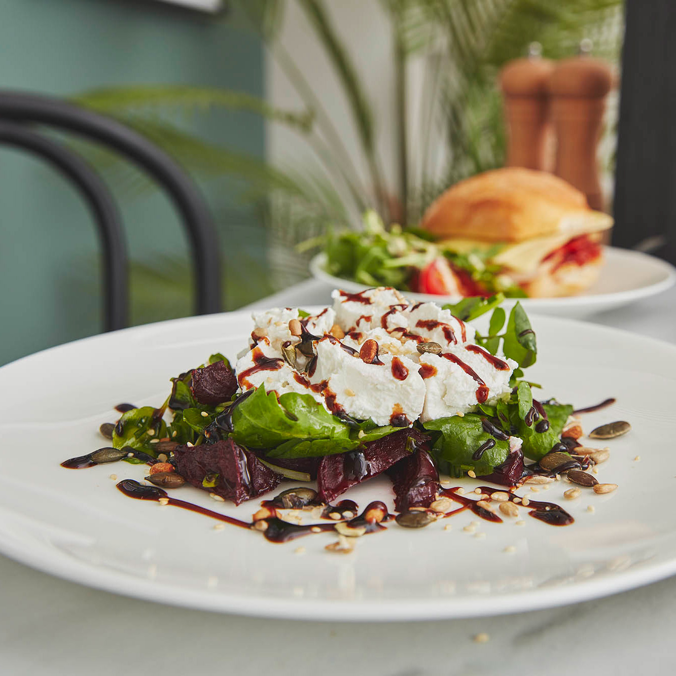 Beetroot and Goats Cheese Salad