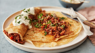 Beef Ragu Pancake