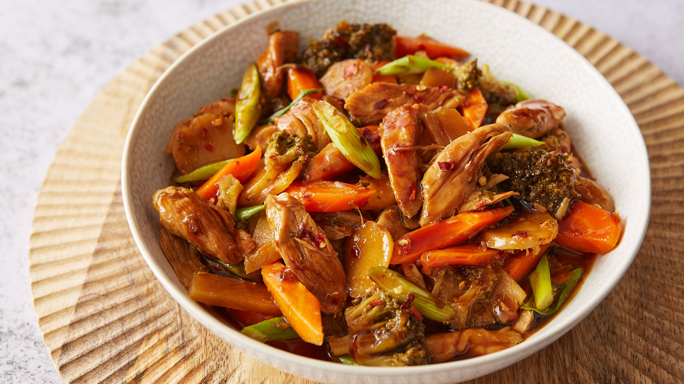 Slow Cooker Mongolian Chicken Stew