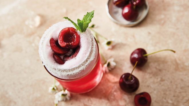 Sour Cherry Rum Cooler