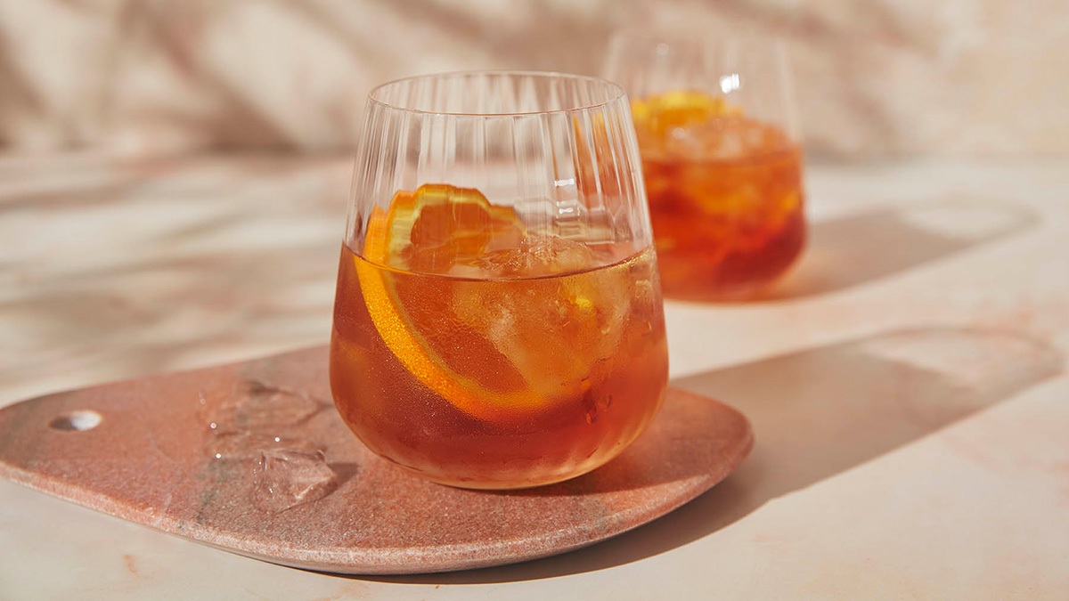Sunset Cream Sherry Cocktail
