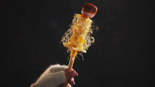 Toffee apple edible sparkler