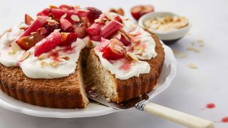 Rhubarb Vegan Cake