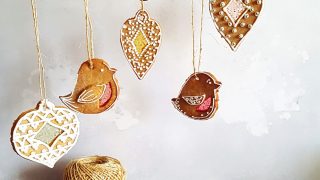 Gingerbread Christmas Decorations in various shapes and sizes