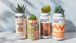Beer can planters craft