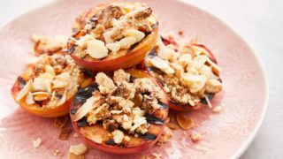 Amaretti Grilled Peaches