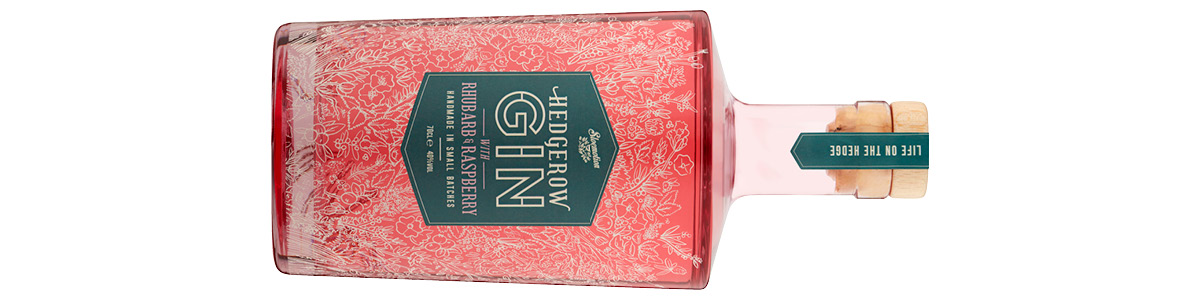 Sloemotion Hedgerow Gin with Rhubarb and Raspberry 70cl