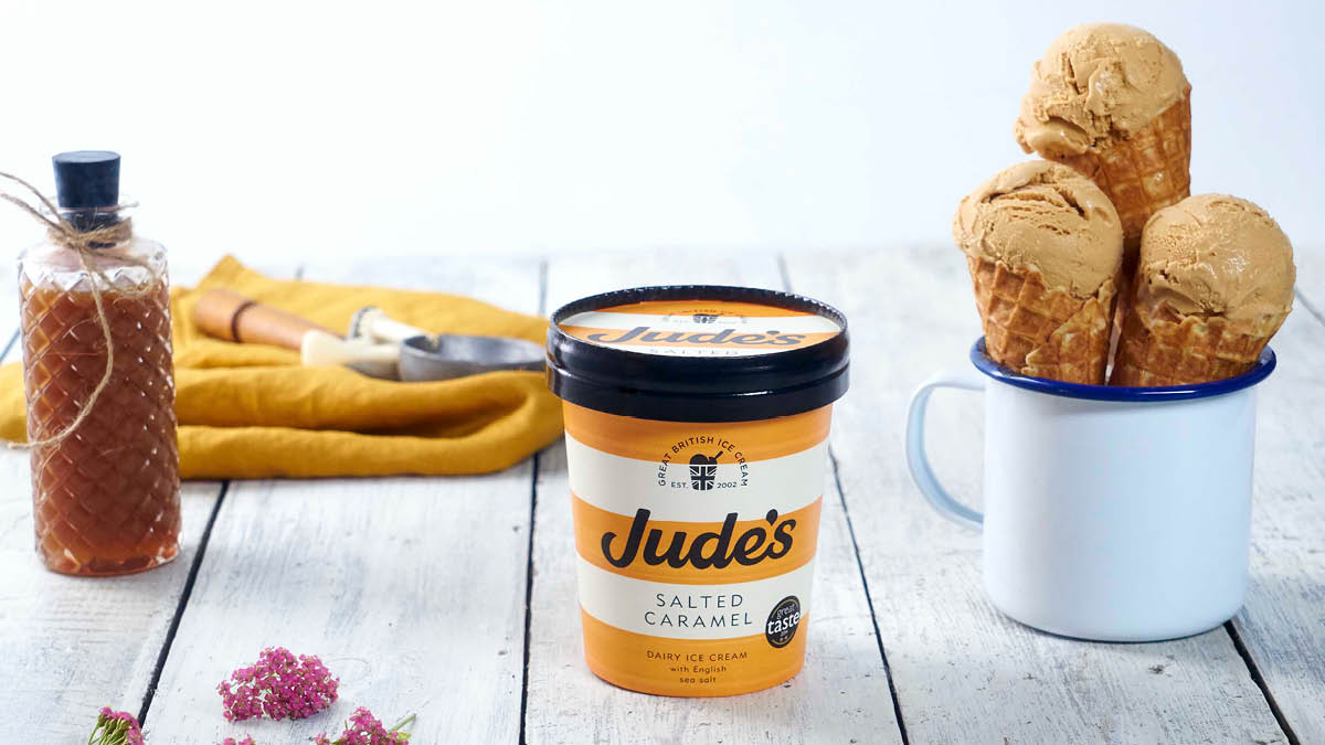 Jude's Salted Caramel Ice Cream