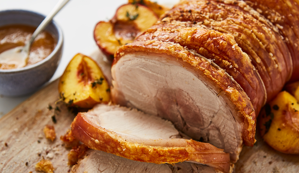 Perfect Roast Pork Loin With Crackling Recipe Booths Supermarket