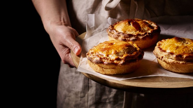 Gluten and Dairy Free Pastry used to make pies and served on a wooden board