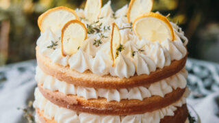 The Boho Baker's Lemon & Thyme Cake