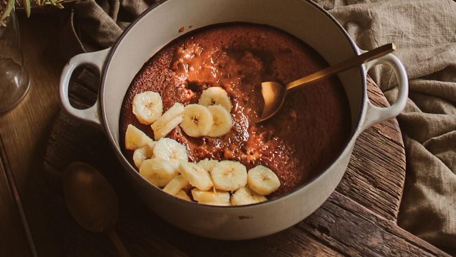 Giant Caramel Melting Pudding